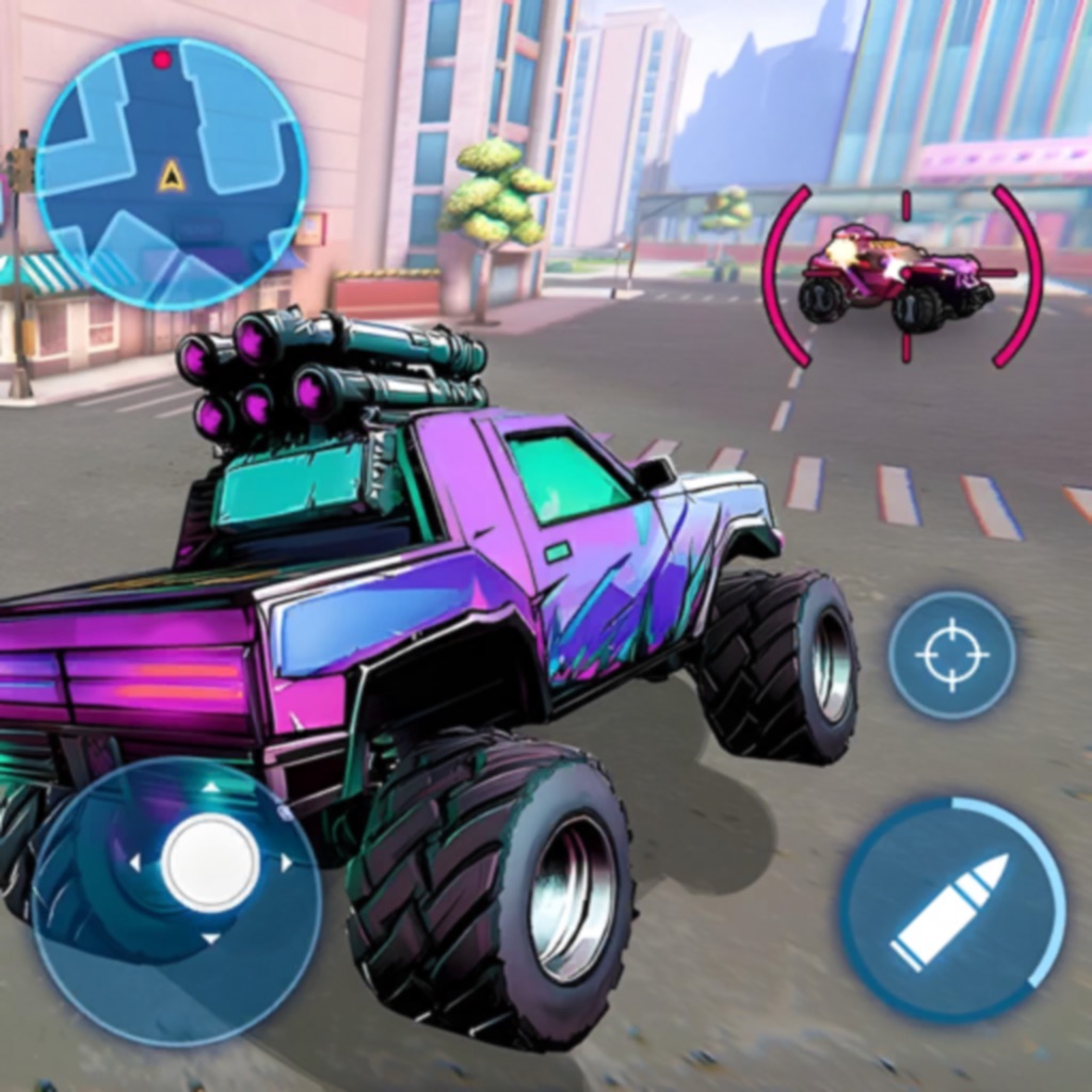 Battle Cars: Nitro PvP Shooter app icon